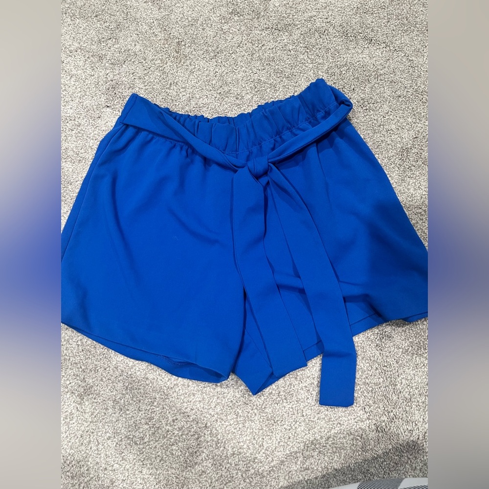 Alex and Olivia medium blue shorts